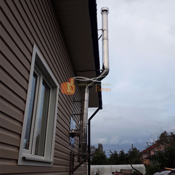   Монтаж чугунной печи Guca Lava №2 (миниатюра)